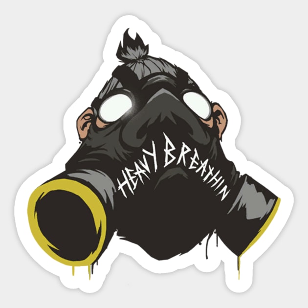 Roadhog Heavy Breathin Sticker by Genessis